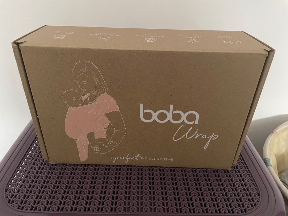 Разтегателен слинг за носене на бебе Boba Wrap