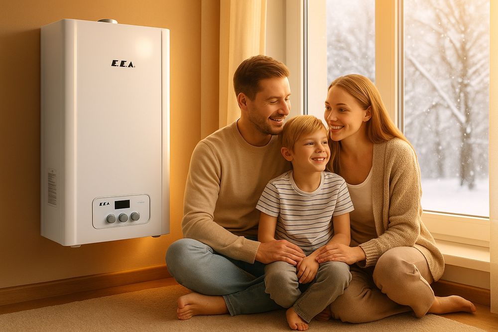 Двухконтурный газовый Котел Fitzman 18kwt, Кател Комплект WIFi