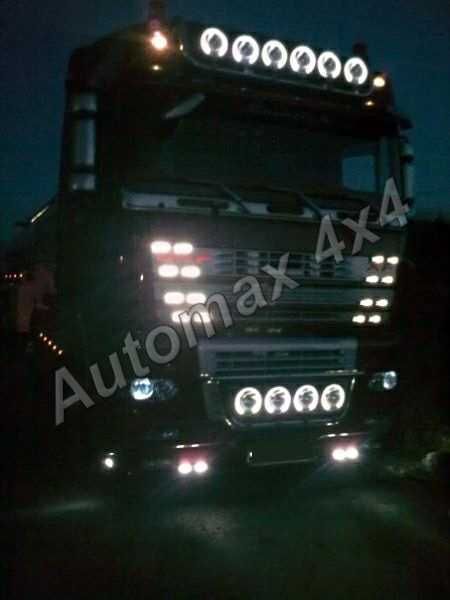 Bullbar, bara inox, suport proiectoare plafon DAF XF 95, DAF XF 105