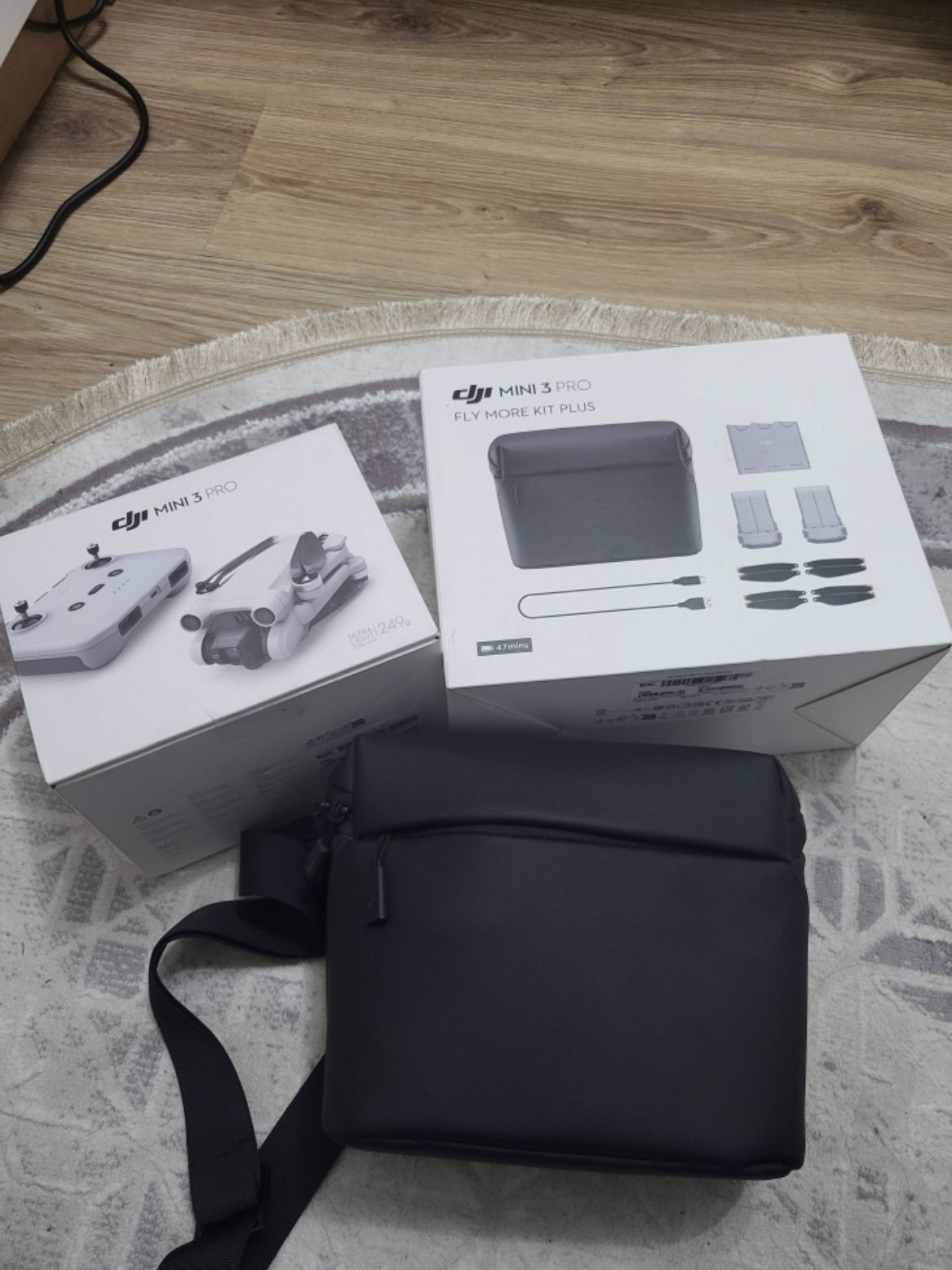 Дрон DJI Mini 3Pro+Fly more Pluse серый