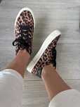 Tenisi animal print si albastru 38