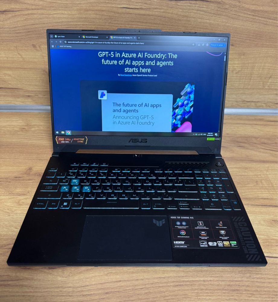Лаптоп Asus TUF F15 Gaming