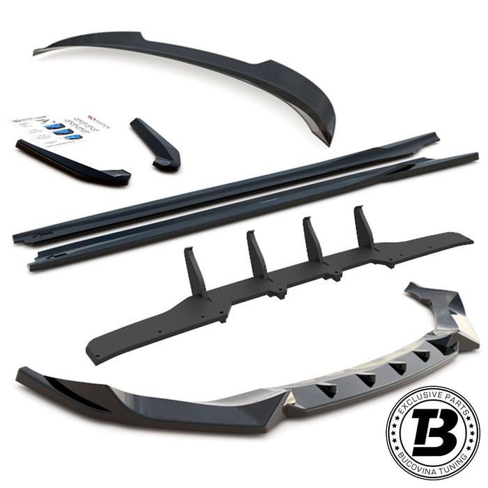 Pachet Exterior Prelungiri compatibil cu BMW X1 F48 M Pack Maxton Design