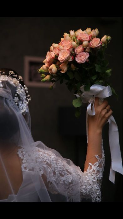 Элегантное свадебное платье в идеальном состоянии Платье мечты для т