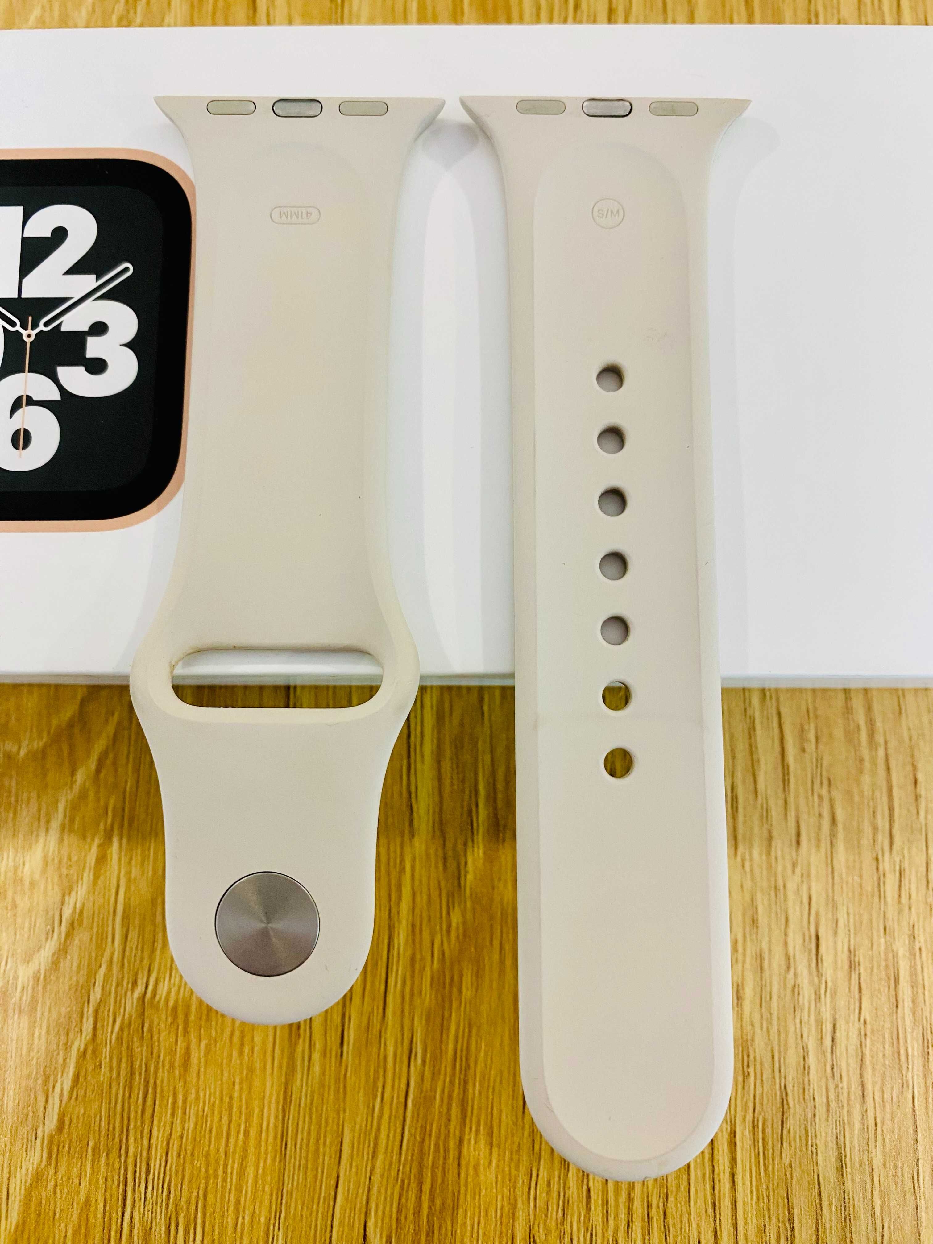 Apple Watch SE, 40 mm, Gold Alu, Starlight Sp Band S/M, GPS, 98%