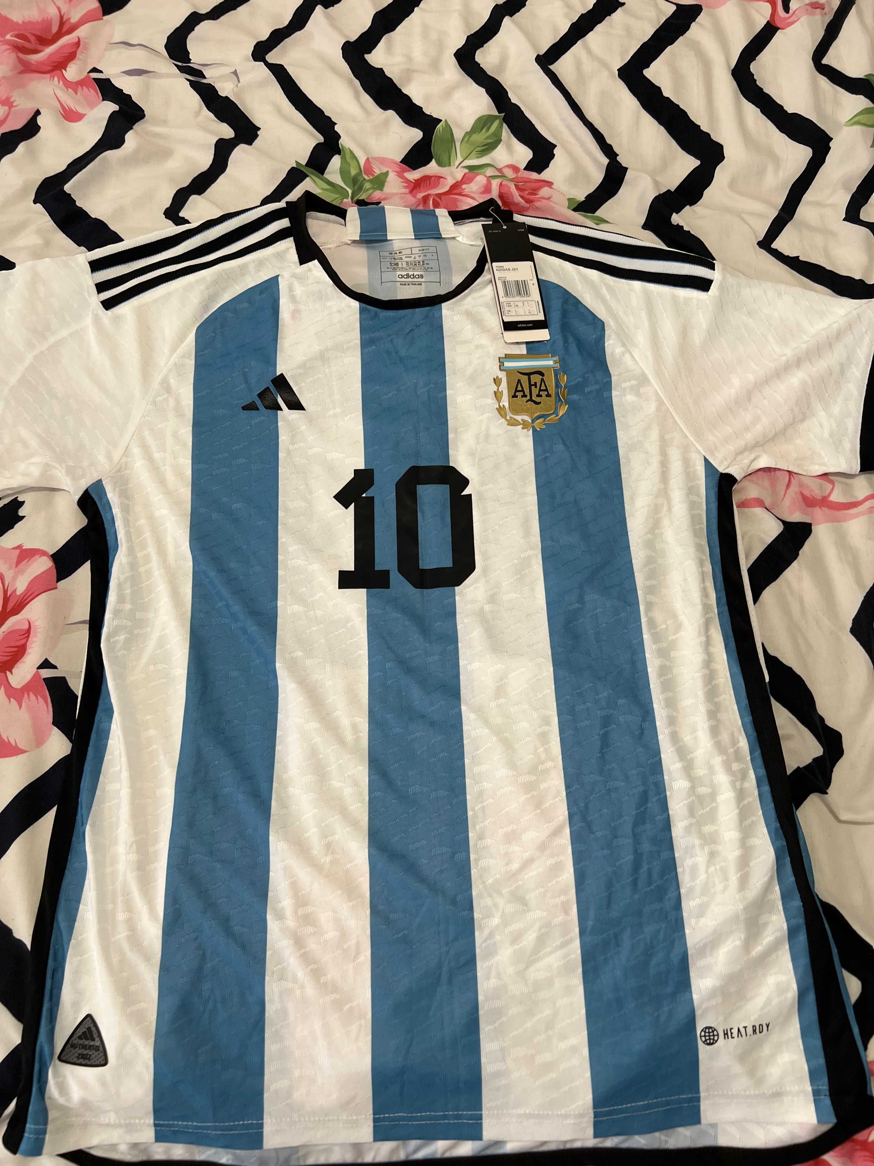 Мъжка тениска Adidas oригинална - Argentina Messi.