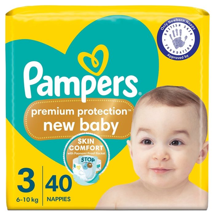 Памперси, пелени - Pampers new baby 3 premium protection