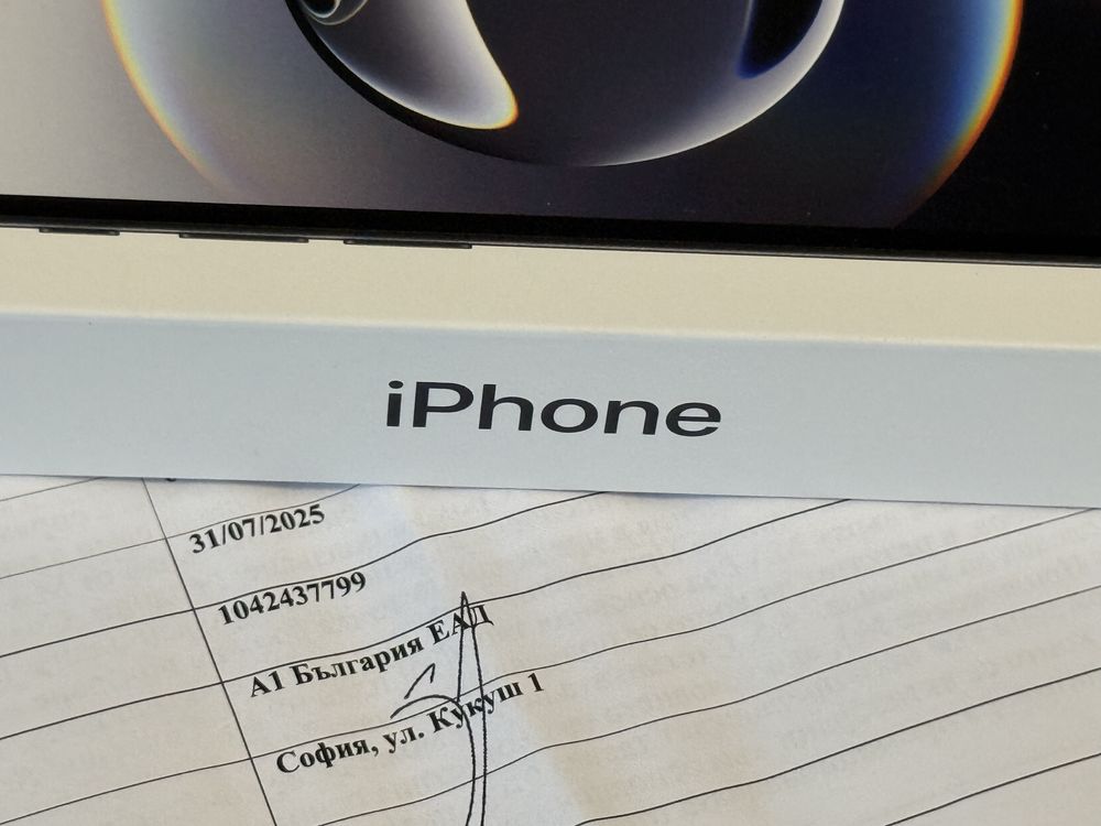 ЗАПЕЧАТАН 128GB iPhone 16e + MODE A1 Гаранция 2027 Black / Черен 16