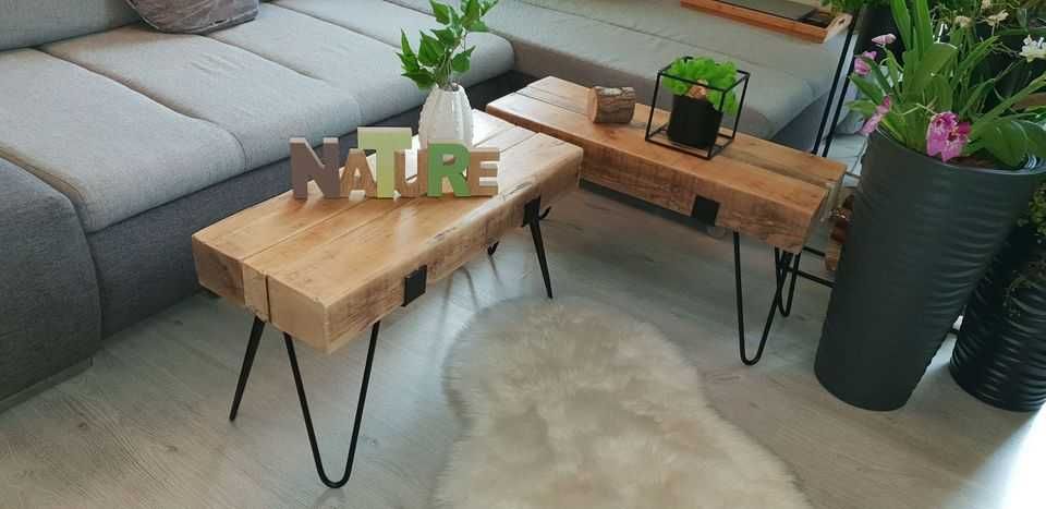 Bancheta / consola din lemn masiv