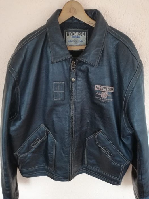 Geaca piele bărbați Nickelson XXL