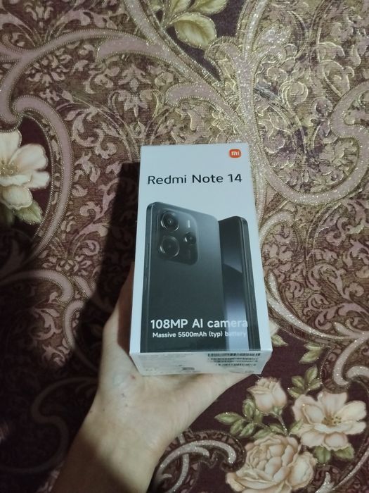 redmi not 14 8ga 128tali yeg ochlmagan 1.800min