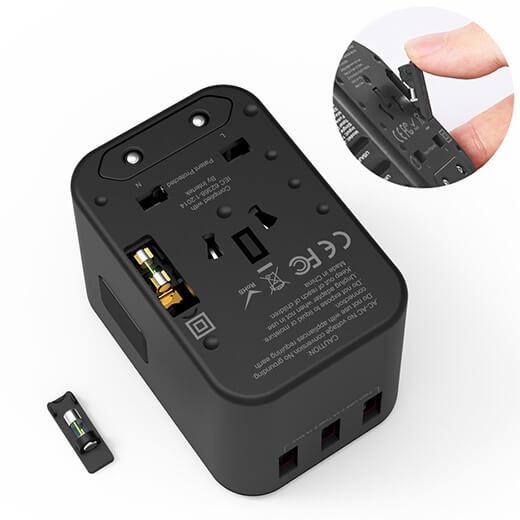 Универсальное зарядное устройство WIWU UA303 Universal Travel Adapter