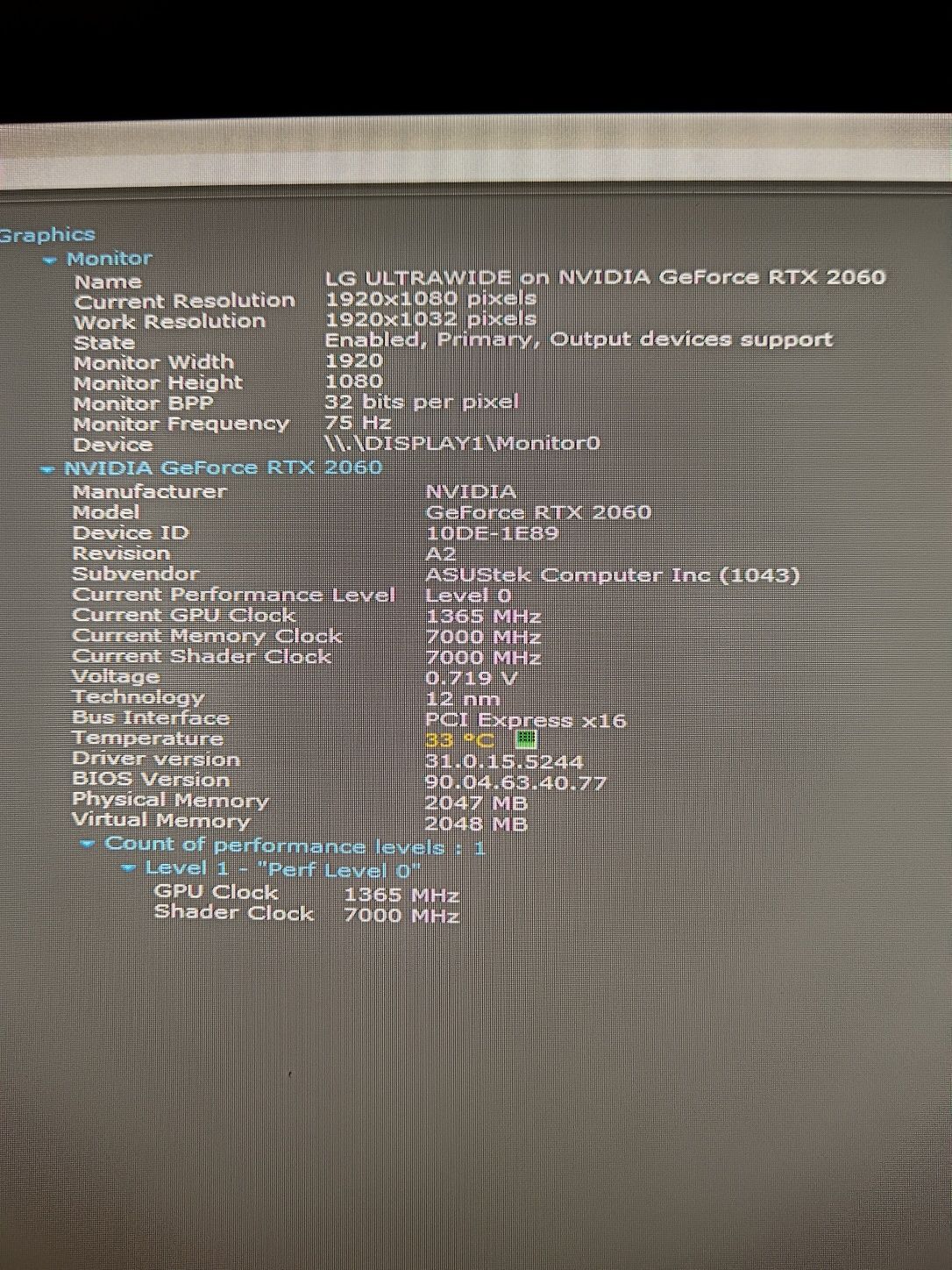 Asus Dual GeForce RTX™ 2060 MINI OC, 6GB GDDR6, 192-bit