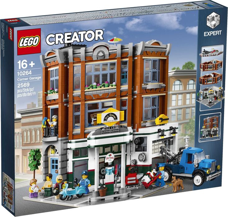 Lego 10264, Corner Garage, original [Complet, Montat, ca nou]