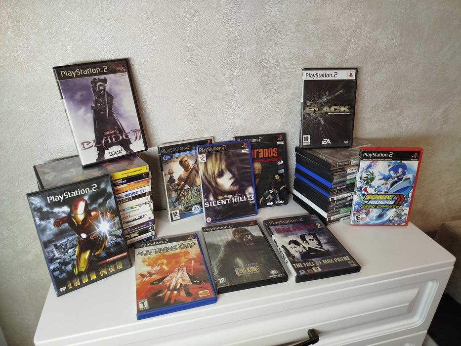 Playstation 2 диски PS2 ЛОТ