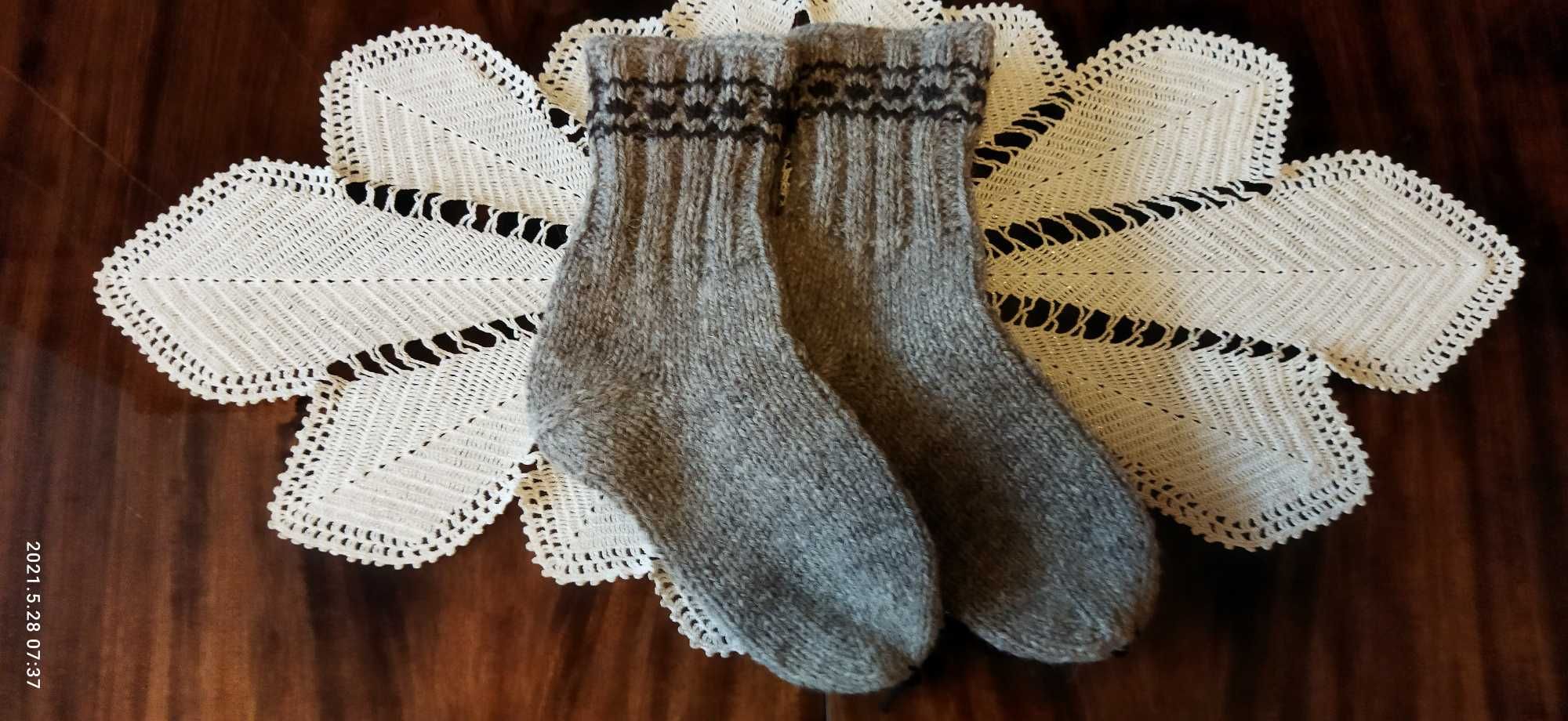 Мъжки плетени чорапи - 100 % вълна
