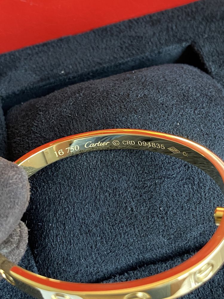 Brățară Cartier LOVE 16 Gold 23K