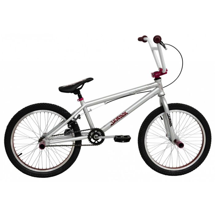 Bicicleta BMX Jumper DHL 20 inch, argintiu (Recomandata pentru copii)
