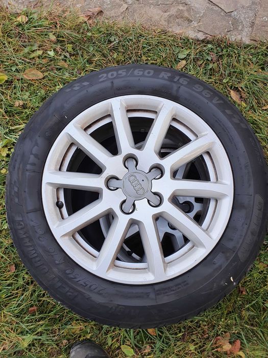 jante audi  5x112 7Jx16 et39  cauciucuri vara 205 60 R16 225 55 R16