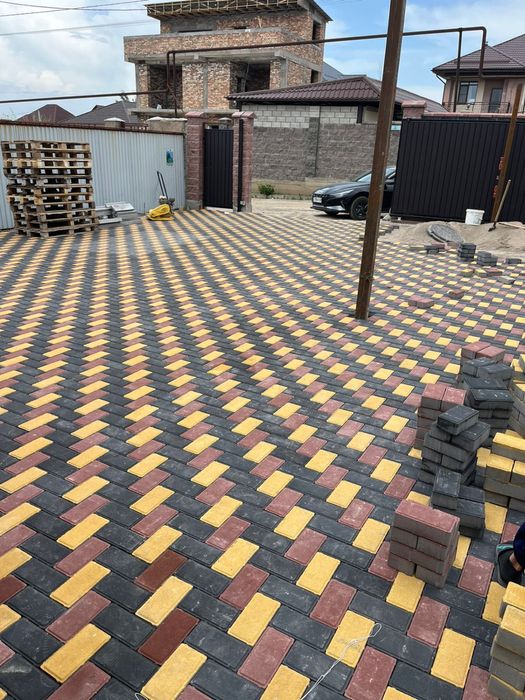 Укладка брусчатки,плитка