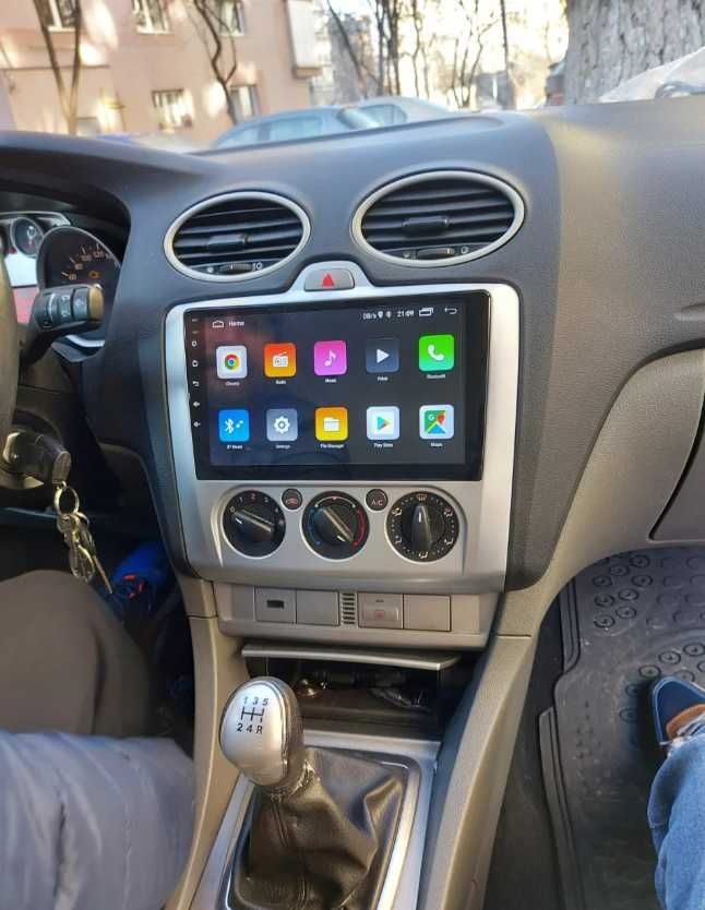 Navigatie GPS Android Dedicata Ford Focus 2 MK2 - QLed DSP Carplay 4G