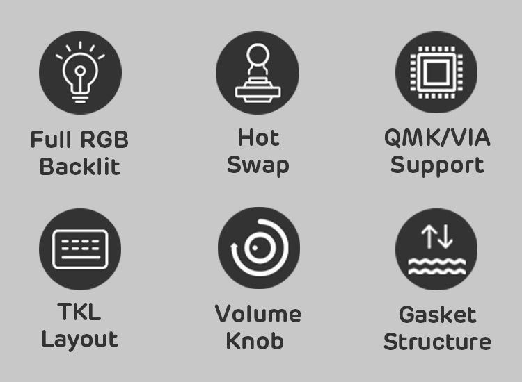 Royal Kludge R87 PRO механическая клавиатура