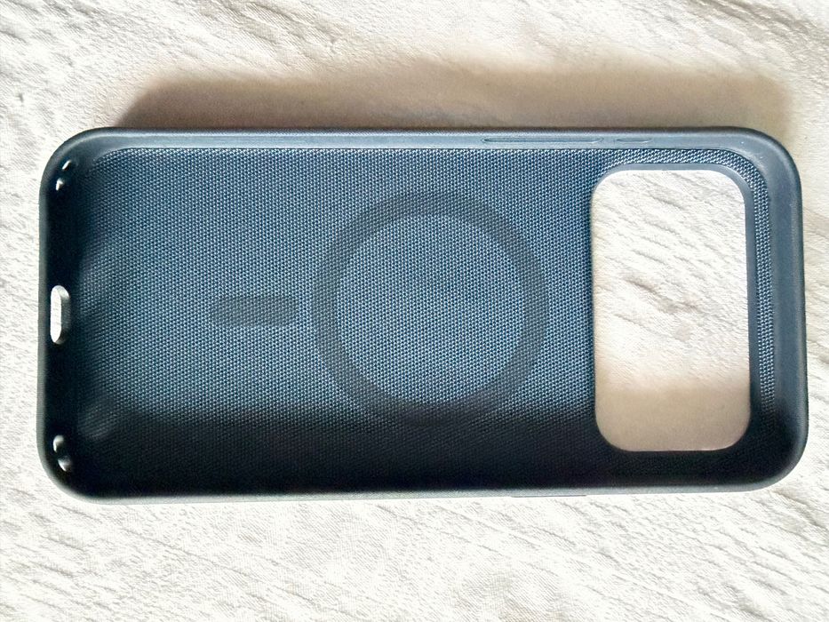 husa Apple orig. Techwoven albastru MagSafe iPhone17 Pro Max ca nou