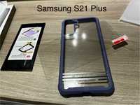 Husa si folie Samsung S21 Plus +