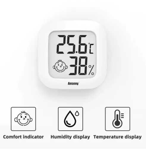 Термометър с влагомер дигитален hygrometer