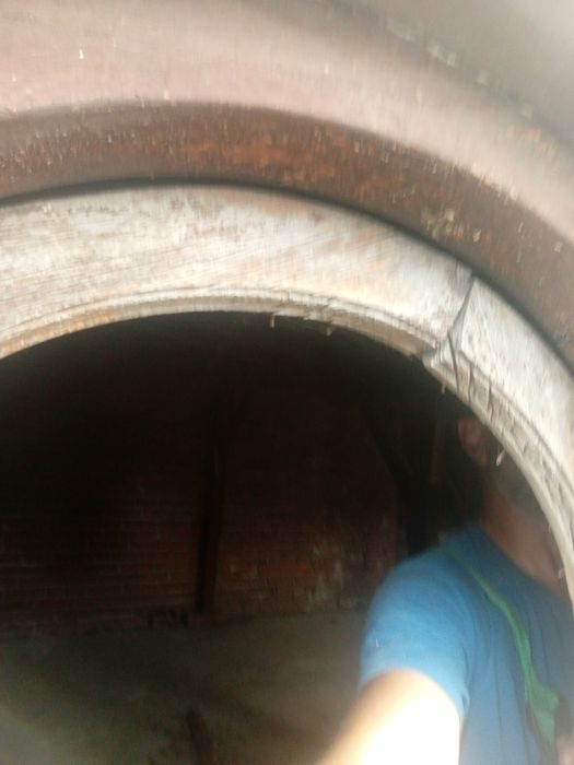Geam rotund din lemn de brad