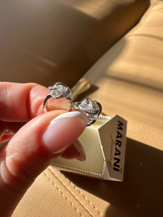 Сребърни обици Marani с кутия