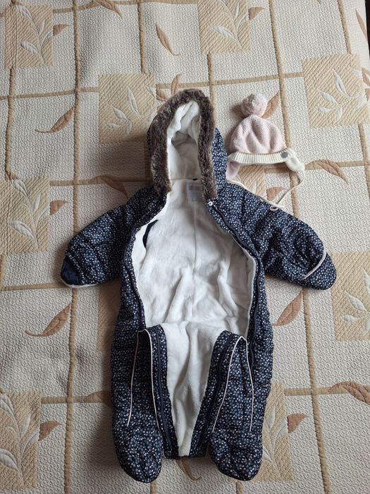 Зимен детски гащеризон Okadi + подарък шапка