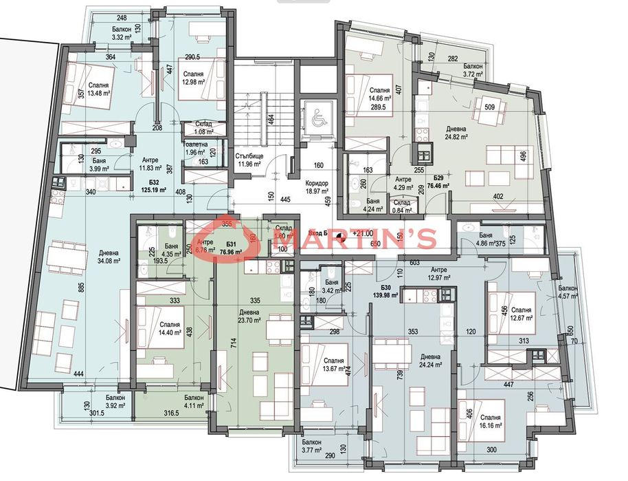 Продава се Двустаен апартамент в София, Сухата река - 77 кв.м за 3252 €/кв.м - Снимка #1