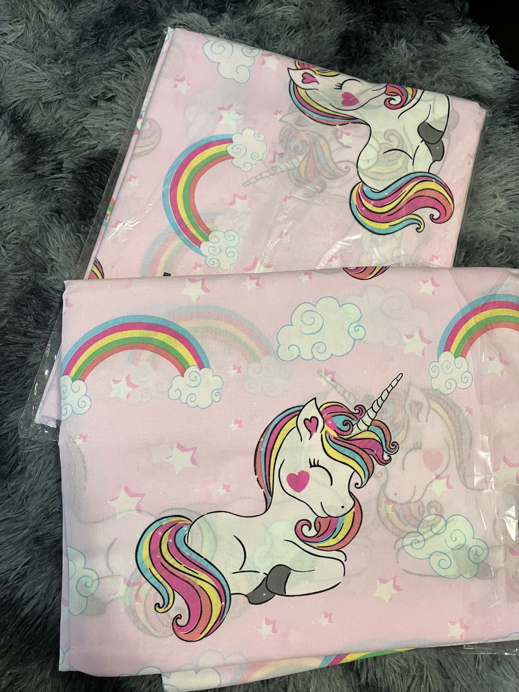 Lenjerie de pat Lovely Unicorn +față pernă 45x45