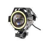 Proiector led cu angel eye, Off Road, ATV, moto 2 faze si stroboscop
