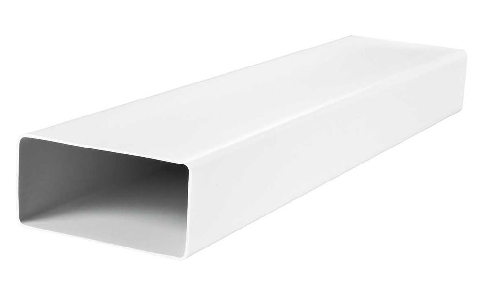 Воздуховод прямоугольный для вентиляции из ПВХ 55*110 2M