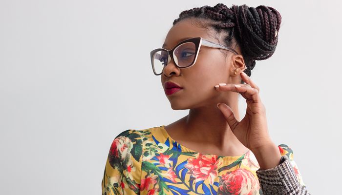 Codițe împletite afro