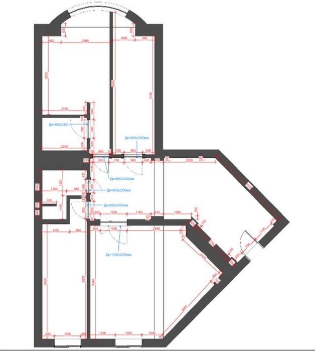 Улица Чехова 4/5/8 ор: Федерович новостройка 110 кв.м коробка