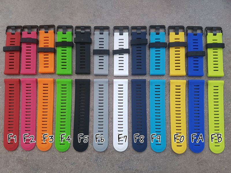 Силиконова каишка за Garmin Fenix 1/2/3/3 HR Fenix 5X Каишки 26 мм