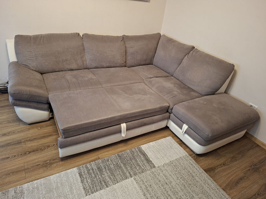 Coltar extensibil 260x225x88cm cu depozitare