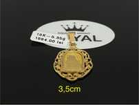 Bijuteria Royal CB : Pandant aur 18k 5,35gr 3,5cm