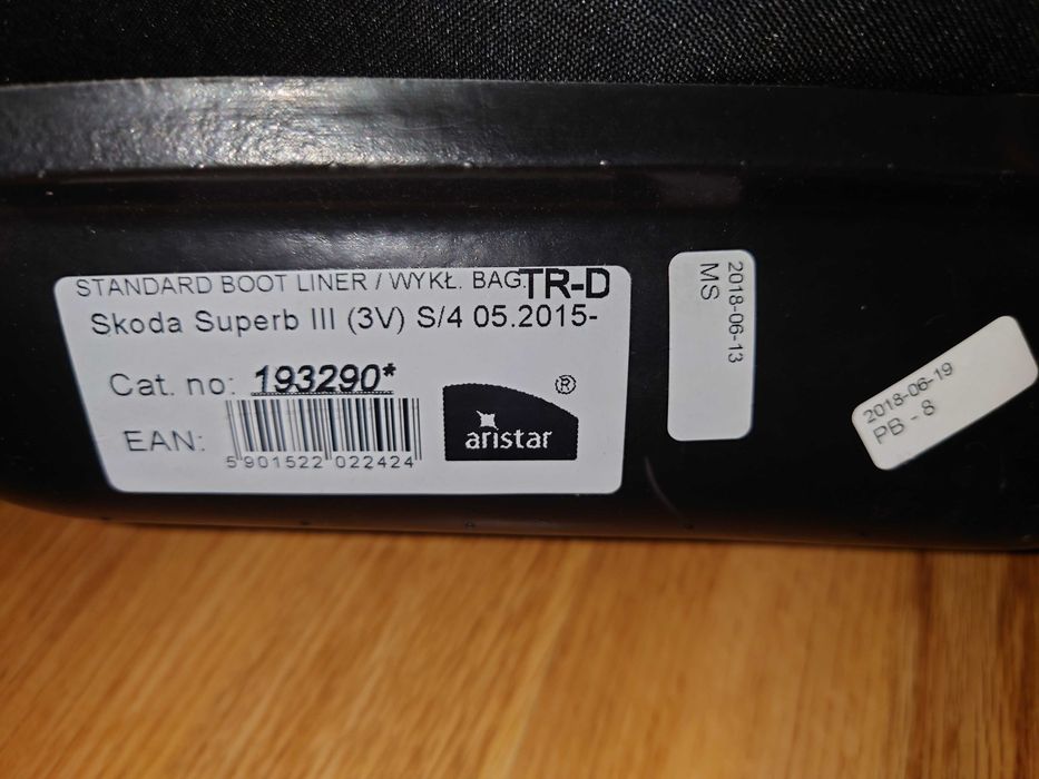 Tavita protectie portbagaj Skoda Superb III hatchback