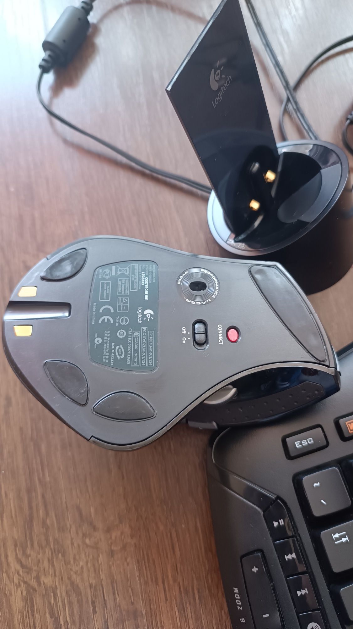 Logitech MX 5500 комплект (клавиатура + мишка) – за части
