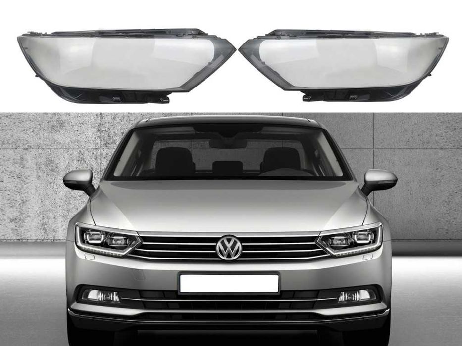 Комплект стъкла за фарове на VW Passat B8 / Passat B8 Facelift