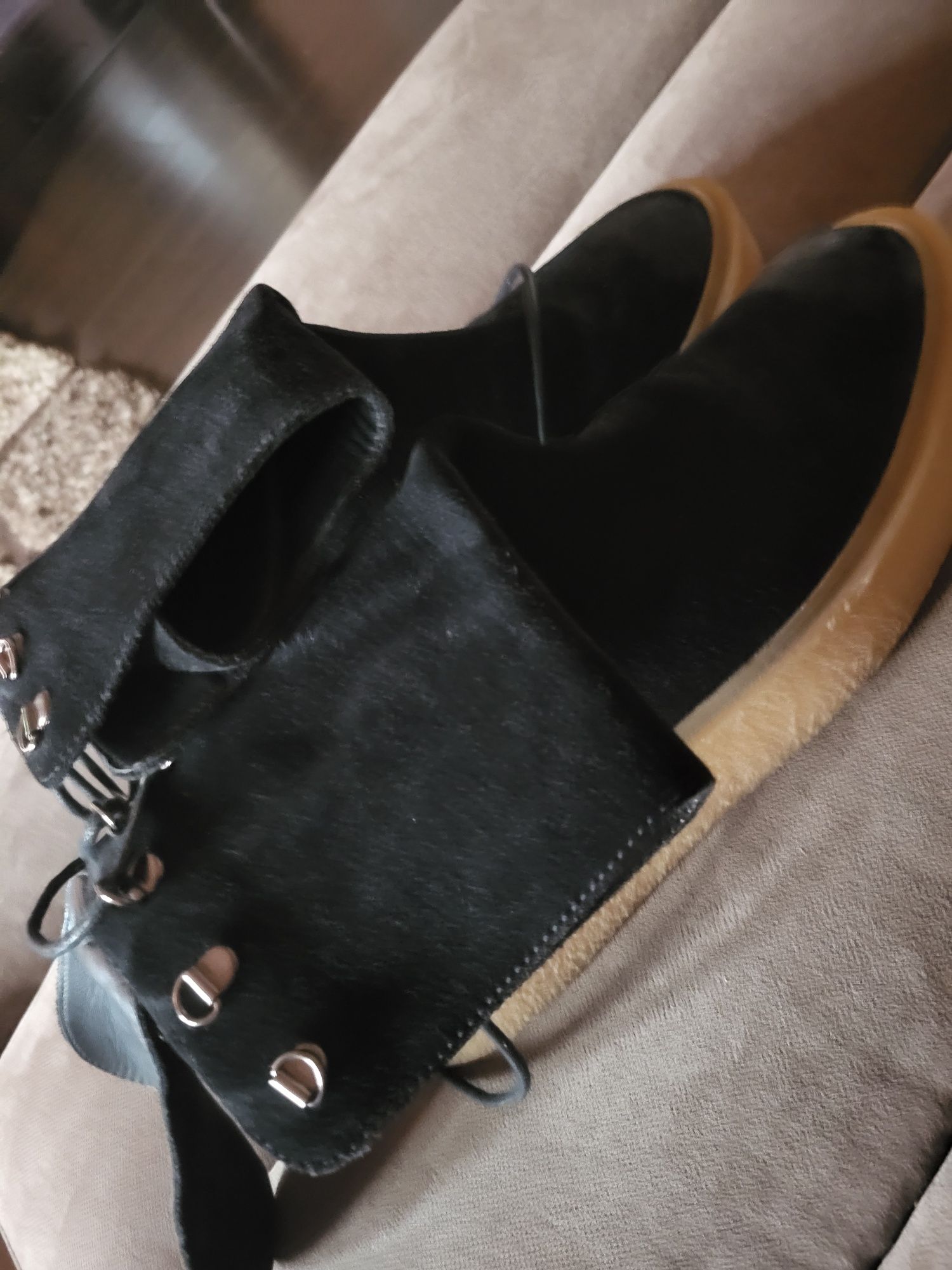 Ghete Musette din piele