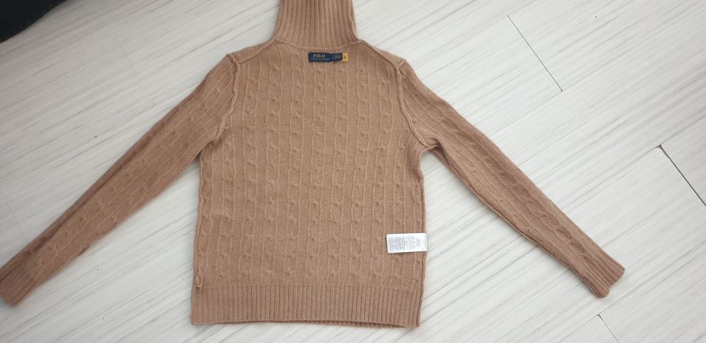 POLO Ralph Lauren Cable Wool /Knit S НОВО ОРИГИНАЛ Дамски Поло Пуловер