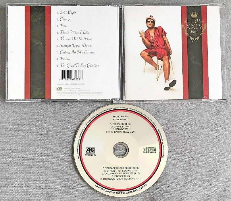 Bruno Mars - 2 albume: Unorthodox Jukebox, XXIVK Magic (24K Magic)
