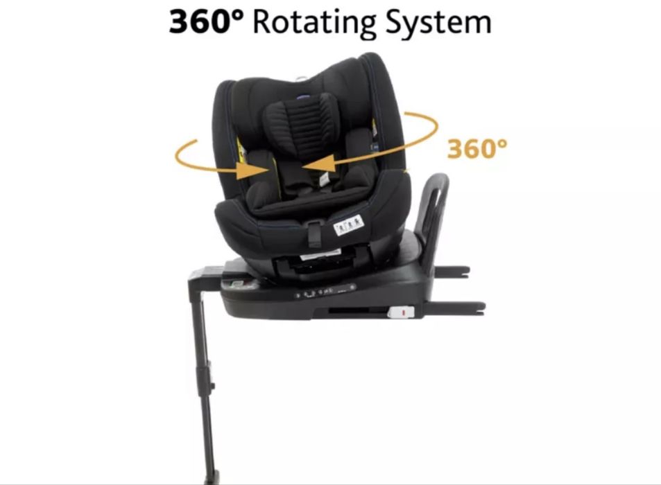 Scaun masina si scoica 0-12 luni, cu isofix 360* si prot UV detasabila