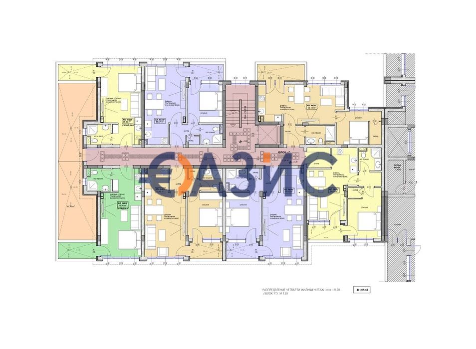 Апартамент с 2 спални в строяща се къща на ул. Тутхон в гр. Поморие с