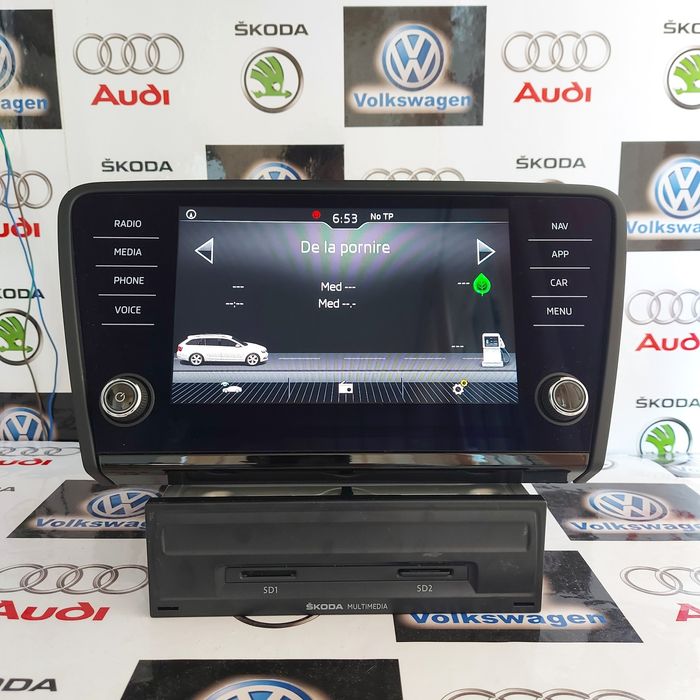 Navigatie Originala MIB 2 DISCOVER media SKODA OCTAVIA 3